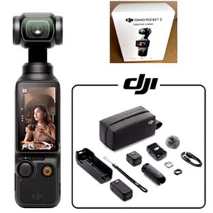 DJI Osmo Pocket 3 Creator Combo Handheld Gimbal Stabilizer 4K Pocket Camera CMOS