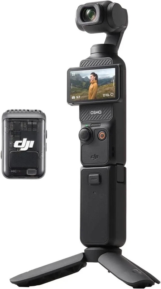 s-l500.webp (1) DJI Osmo Pocket 3 Creator Combo Handheld Gimbal Stabilizer 4K Pocket Camera CMOS