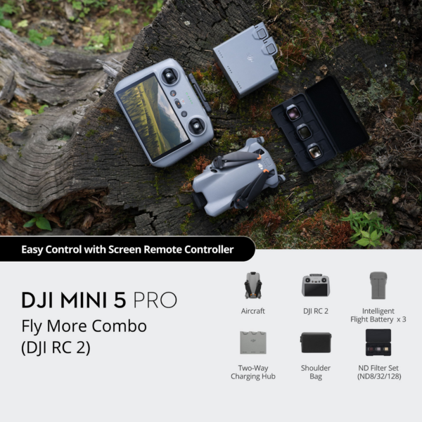 MINI5-4 DJI Mini 5 Pro Fly More Combo (DJI RC 2)